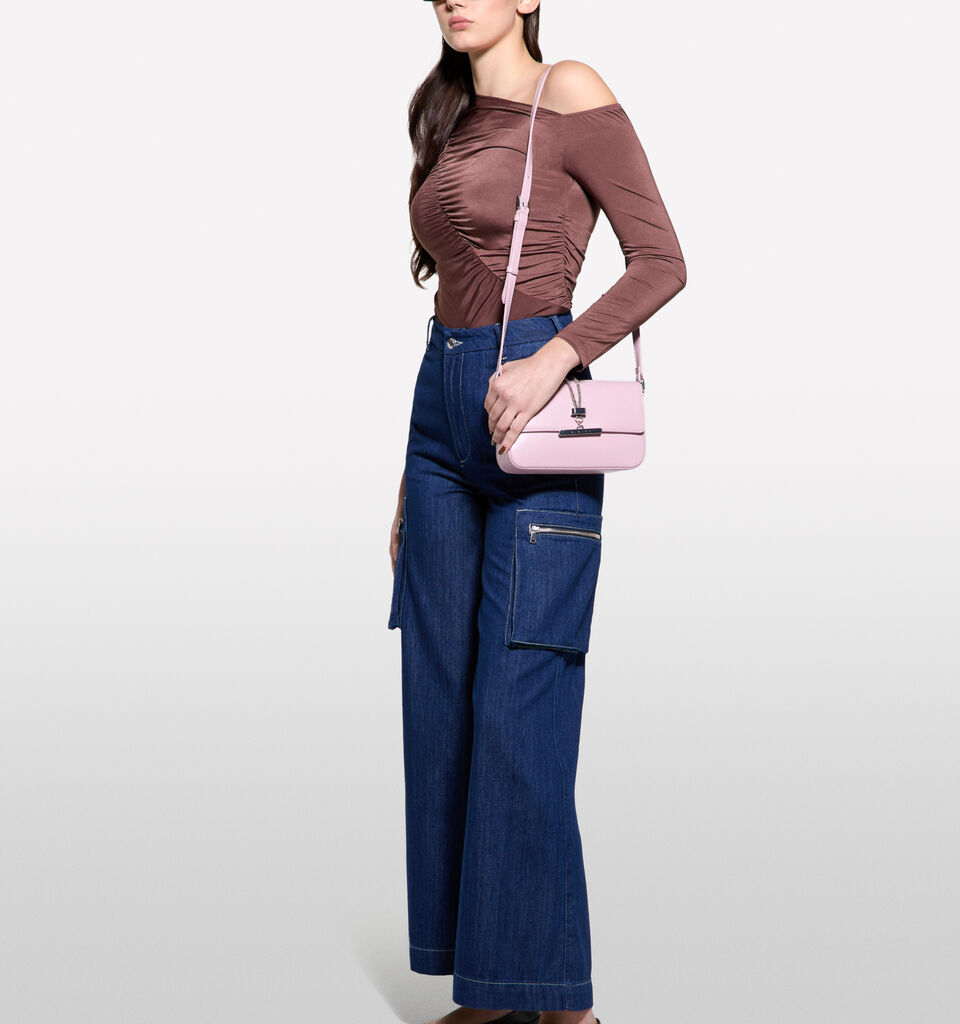 Dark brown t-shirt with rouching - women's tops - Dark Brown | Sisley image number 2